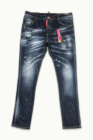 BARMORE Herren Slim-Fit Jeans mit Used-Waschung – Modell 06-015-1
