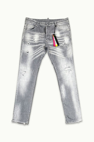 BARMORE 06-017-2 Herren Jeans – Grau Used Look