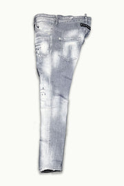 BARMORE 06-017-2 Herren Jeans – Grau Used Look