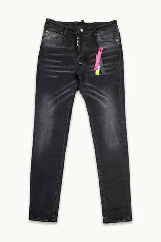 BARMORE Herren Jeans in Verwaschenem Schwarz – Slim Fit – 06-020-1