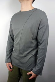 BARMORE Longsleeve Herren – Modernes Langarmshirt in Steingrau