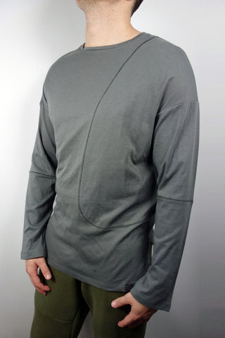 BARMORE Longsleeve Herren – Modernes Langarmshirt in Steingrau