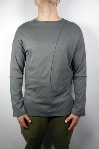 BARMORE Longsleeve Herren – Modernes Langarmshirt in Steingrau