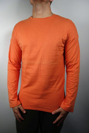 BARMORE Longsleeve Herren – Langarmshirt in Vibrant Orange