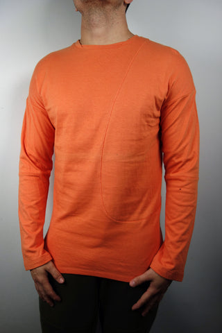 BARMORE Longsleeve Herren – Langarmshirt in Vibrant Orange