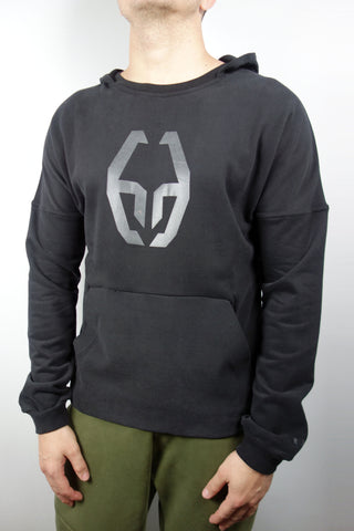 BARMORE Kapuzen-Sweatshirt – Schwarzer Hoodie mit Logo & Ärmelprint