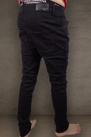 Barmore Herren Jeans – Klassische schwarze Slim Fit Jeans