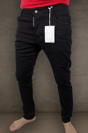 Barmore Herren Jeans – Klassische schwarze Slim Fit Jeans