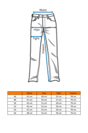 Barmore Herren Jeans – Blaue Slim Fit Jeans mit Zierreißverschluss & Farbspritzern