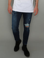 MEN Jeans - Blue Splash - BARMORE
