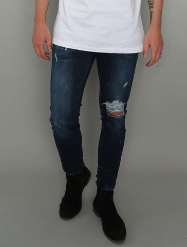 MEN Jeans - Blue Splash - BARMORE