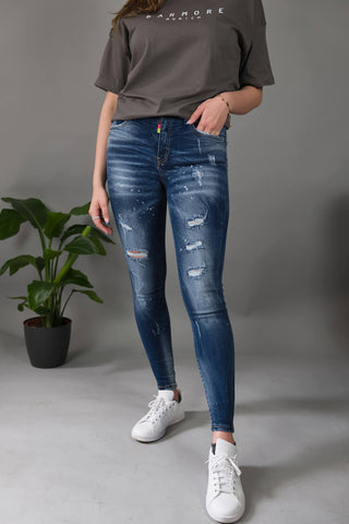 LADY Jeans - Camo Style - BARMORE - 20019-6