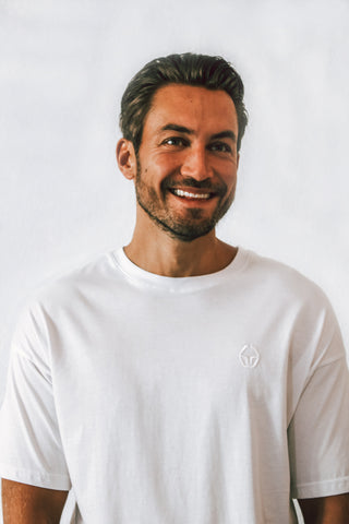 BARMORE Fashion - T-Shirt Weiss classic  bestickt